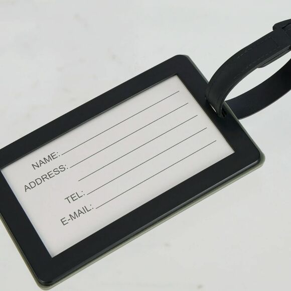 Protégé Solid Luggage Tag Set - Picture 3 of 13